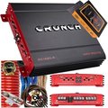 Crunch Crunch PX1025.4 1000W Powerzone Series 2-ohm Stable 4-Channel Class-A & B Car Amplifier with Gravity Magnet Phone Holder Bundle PX1025.4